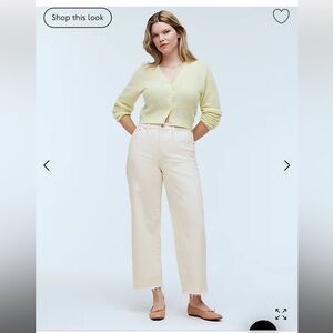 Madewell Perfect Vintage Wide Leg Crop Jean